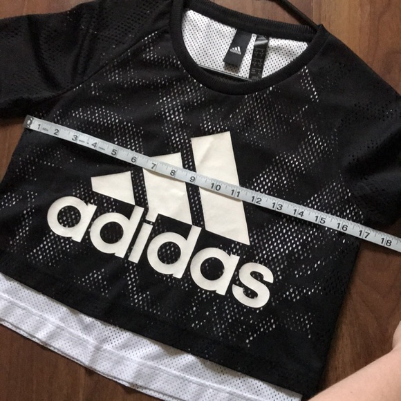 Adidas jersey layered crop top - Picture 5 of 6